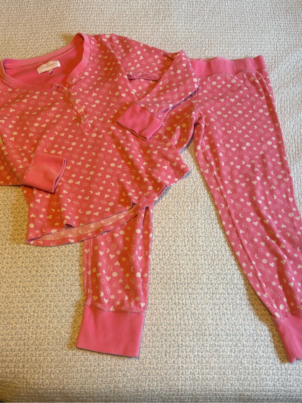 Victoria’s Secret Pink Heart PJ Set